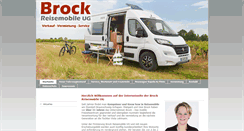 Desktop Screenshot of brock-reisemobile.com