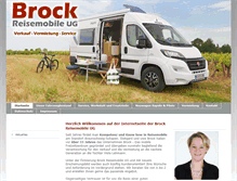 Tablet Screenshot of brock-reisemobile.com